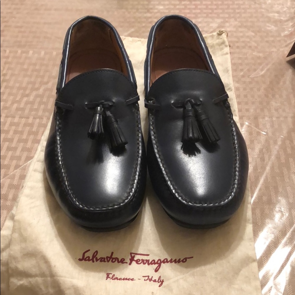 Ferragamo loafers with tassels